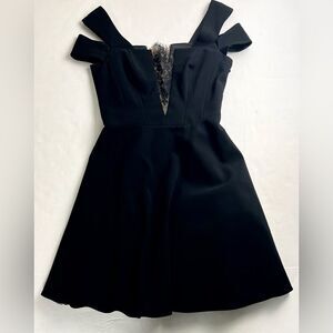 Lucian Matis A-Line Tea Length Cocktail Dress